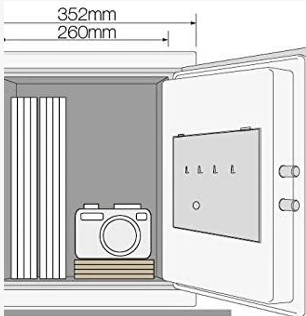 Yale Electronic Office Document Safe Box AAYFM/420/FG2