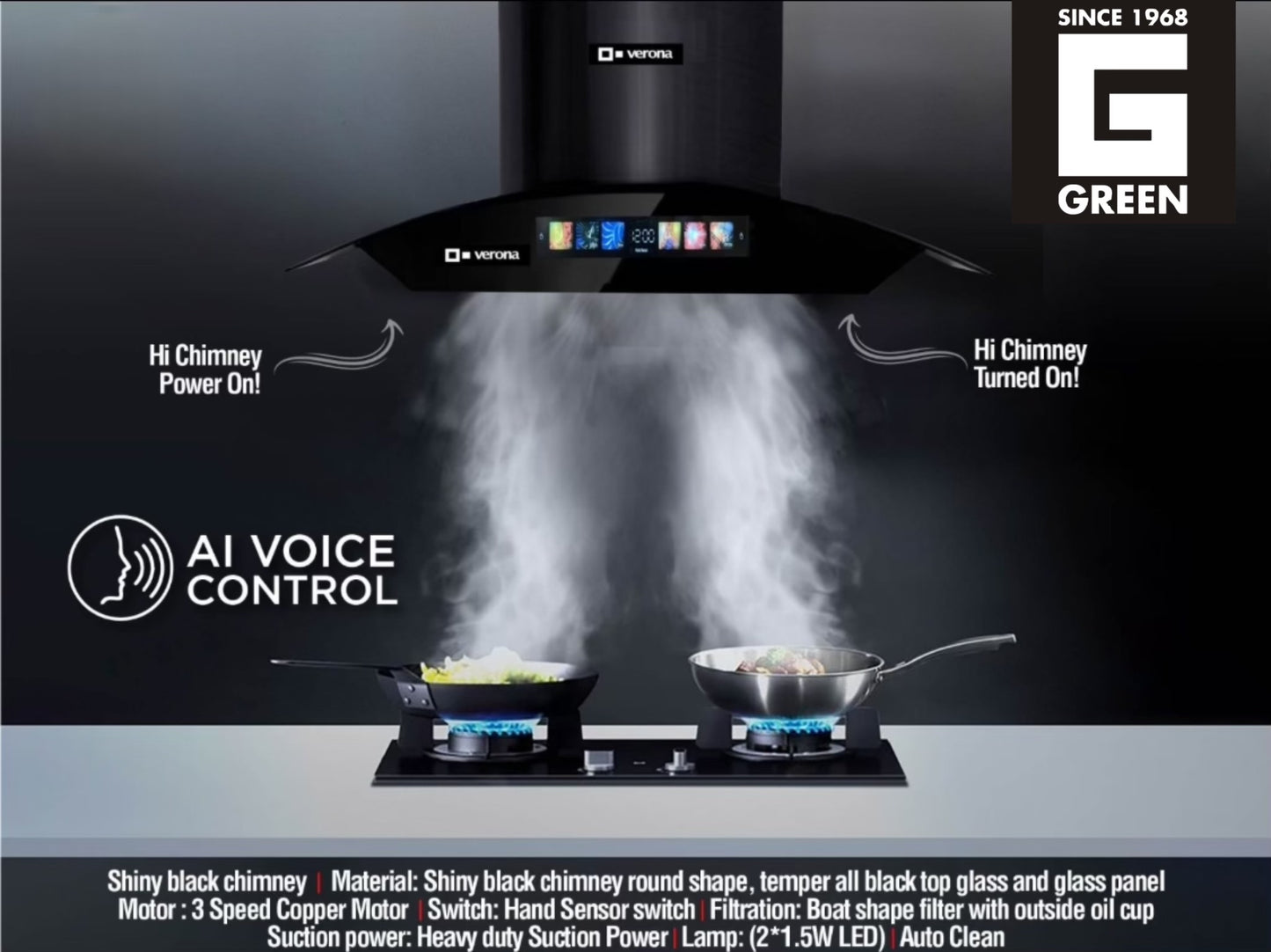 Verona Hood VR9005 (Voice Control)