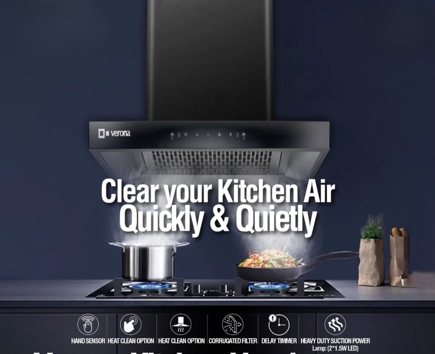 Verona kitchen hood