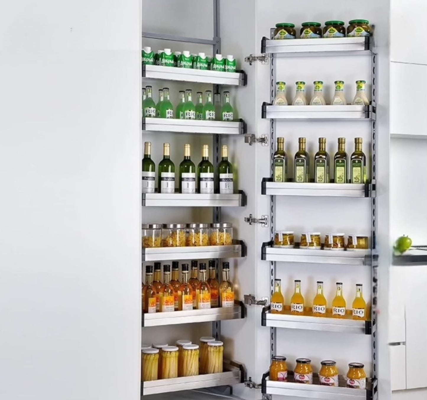 Larder Unit( Layers for 450mm cabinet) Stainless steel