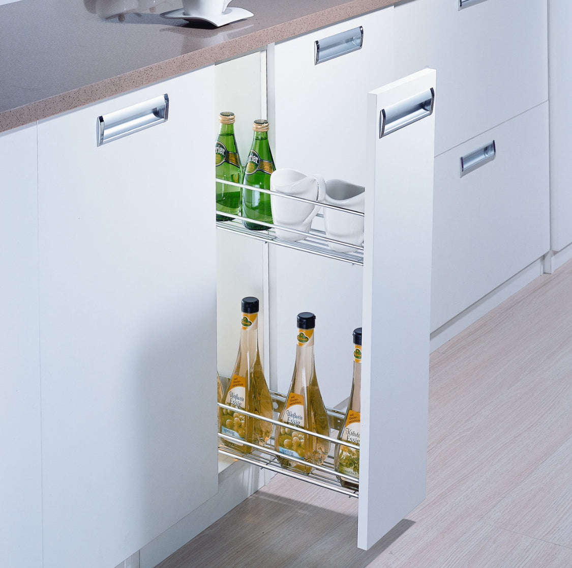 Wellmax Pull Out Side Bottle Rack