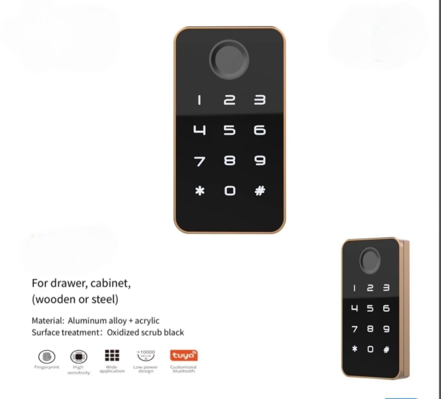 Smart Fingerprint Cabinet Lock-Digital Cabinet Lock