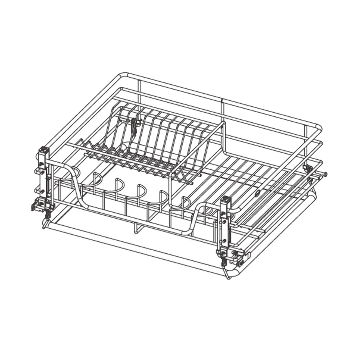 Wellmax Drawer Dish Rack