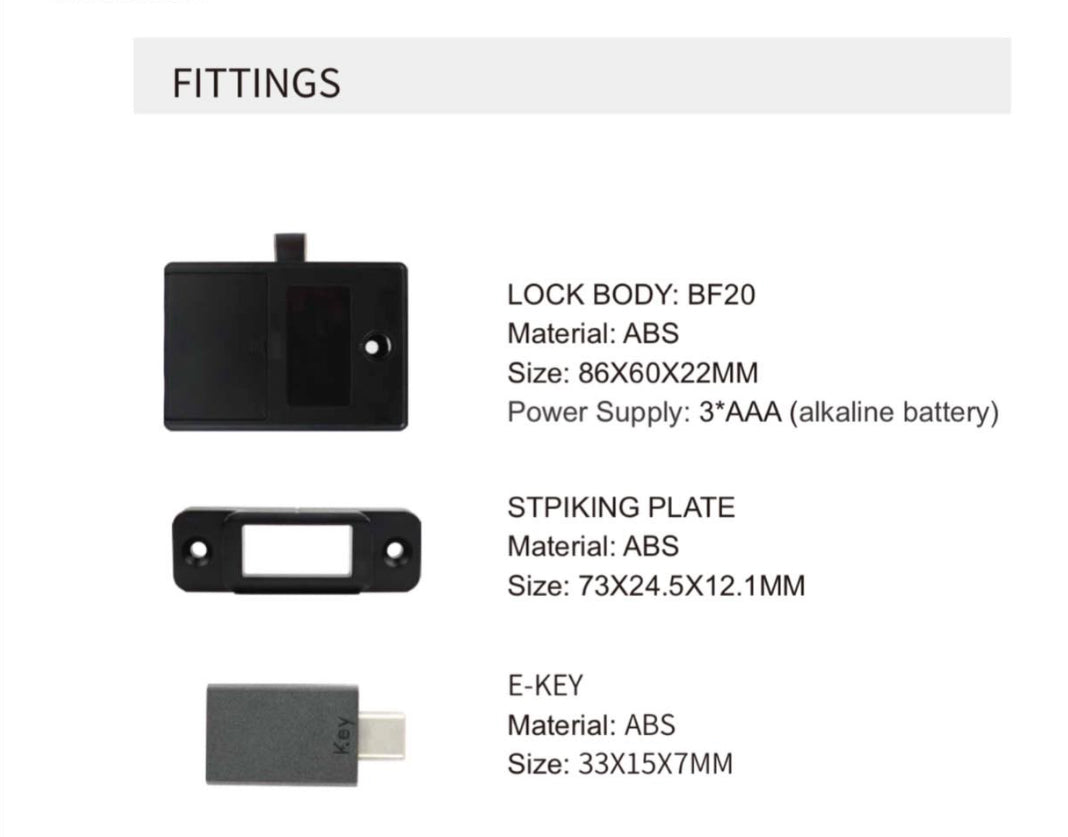 Smart Fingerprint Cabinet Lock-Digital Cabinet Lock