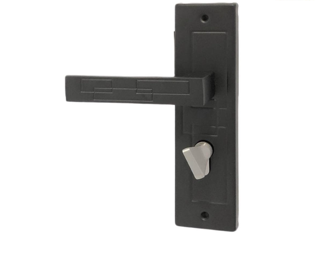 Door Handle Lock Black