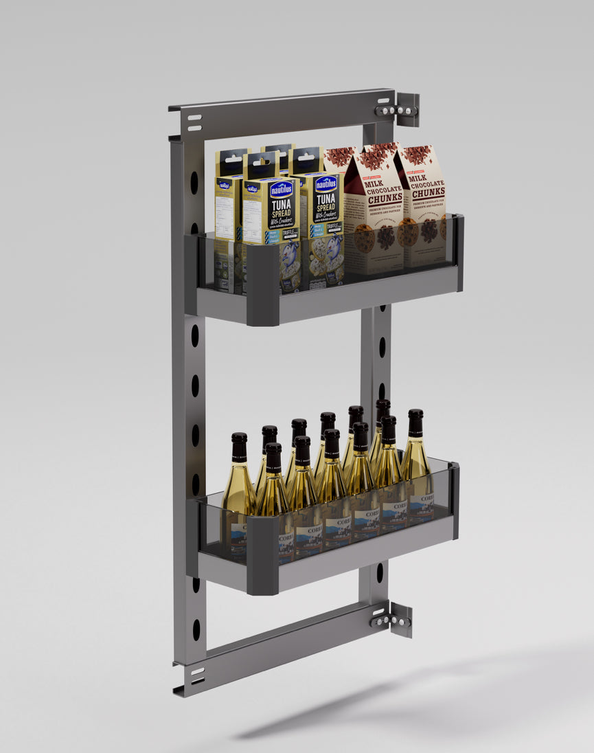 Verona Storage Side Pull Out Basket Glass SW-BL200 CZL