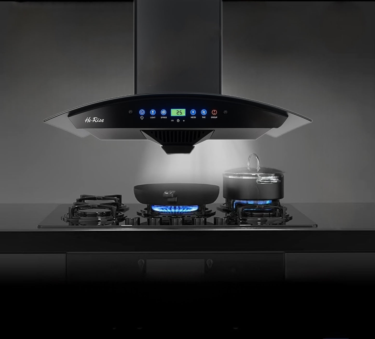 Hi Rise Kitchen Hood (Touch Screen)