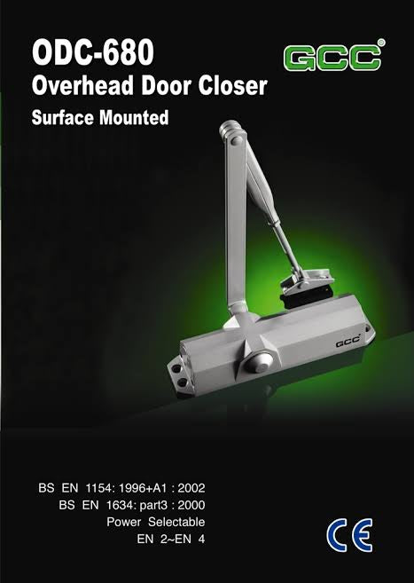 GCC Door Closer Silver Original(Made in Taiwaan)