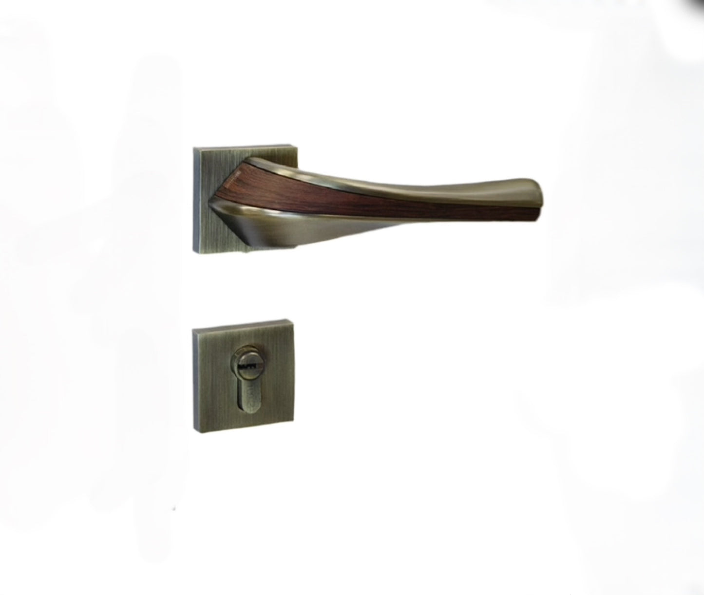 Verona Rosette Lock F17 Mab/Wood