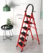 Folding Ladder Red - Image 2