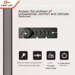 CL Wooden Cabinet Combination Lock 852-C