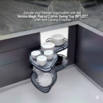Verona Magic Peanut Corner Swing Tray BPTJ017