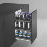 Storage Pull Out Basket Glass SW-3BL300 TWLC