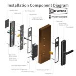 Verona Smart Door Lock KJ016D Black - Image 4