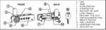 CL Wooden Cabinet Combination Lock 852-C - Image 2