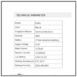 Verona Smart Cabinet Lock-Fingerprint Cabinet Lock F040 - Image 2