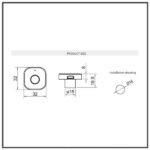Verona Smart Cabinet Lock-Fingerprint Cabinet Lock F040 - Image 4