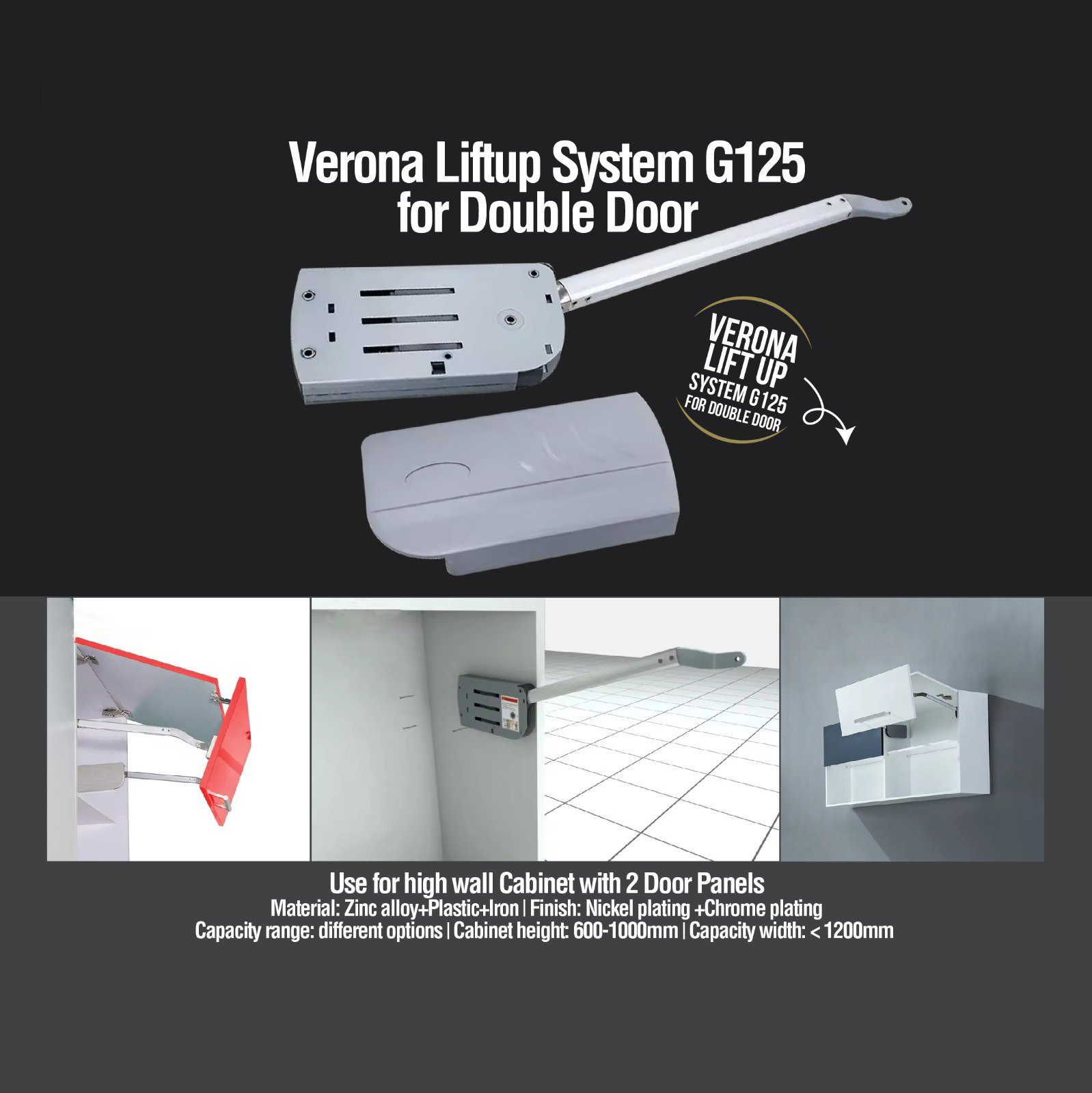 liftuo-g125 Verona Liftup System G125(for double door) - Image 1