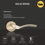 Yale Lever Handle Lock YPBL-803 AB