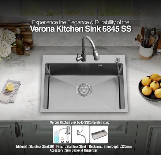 img_7184 Verona Kitchen Sink 6845 SS - Image 1